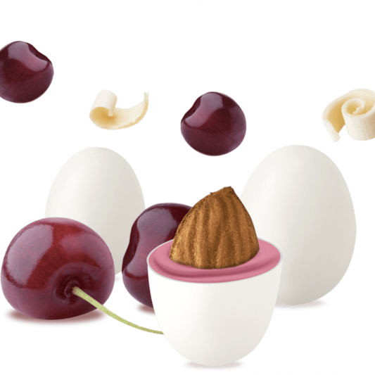 Confetti con mandorla confezione 1 kg gusto AMARENA per confettata QUALITA' TOP - Dolci pensieri gift