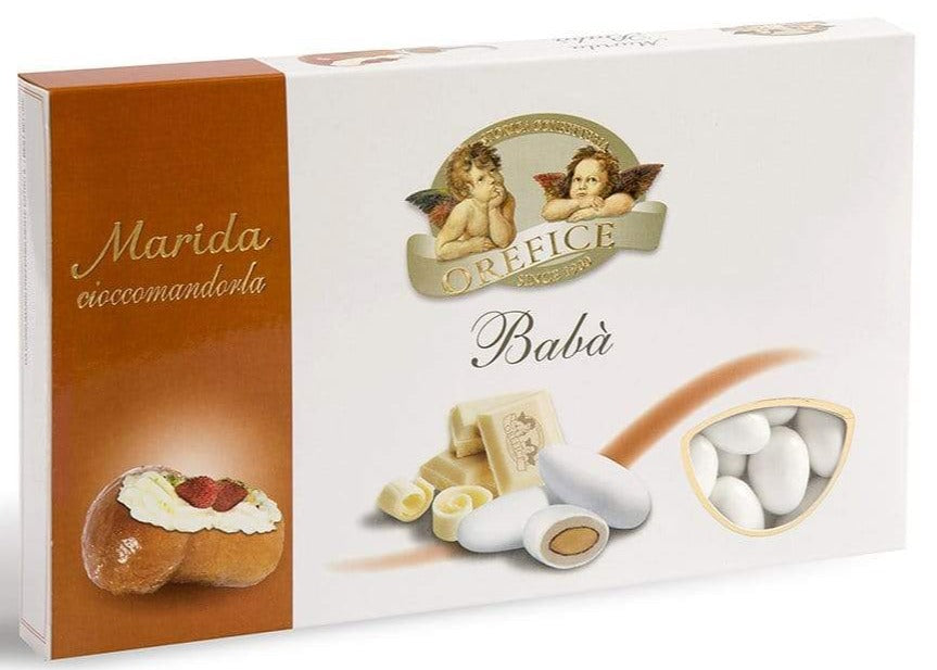 Confetti con mandorla confezione 1 kg gusto BABA' per confettata QUALITA' TOP - Dolci pensieri gift