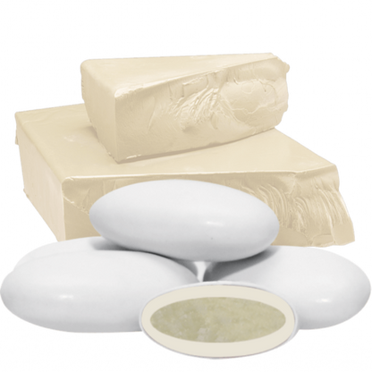Confetti con mandorla confezione 1 kg gusto CIOCCOLATO BIANCO per confettata QUALITA' TOP - Dolci pensieri gift