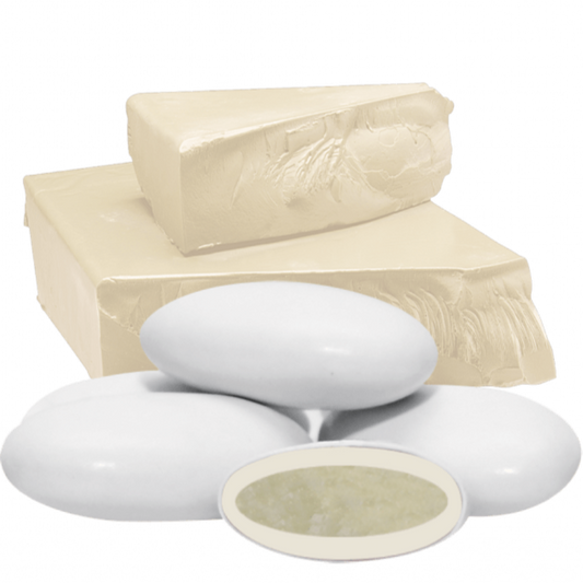 Confetti con mandorla confezione 1 kg gusto CIOCCOLATO BIANCO per confettata QUALITA' TOP - Dolci pensieri gift