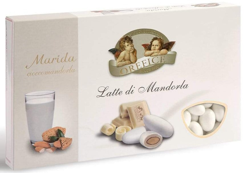 Confetti con mandorla confezione 1 kg gusto LATTE DI MANDORLA per confettata QUALITA' TOP - Dolci pensieri gift
