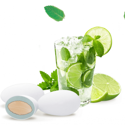 Confetti con mandorla confezione 1 kg gusto MOJITO per confettata QUALITA' TOP - Dolci pensieri gift