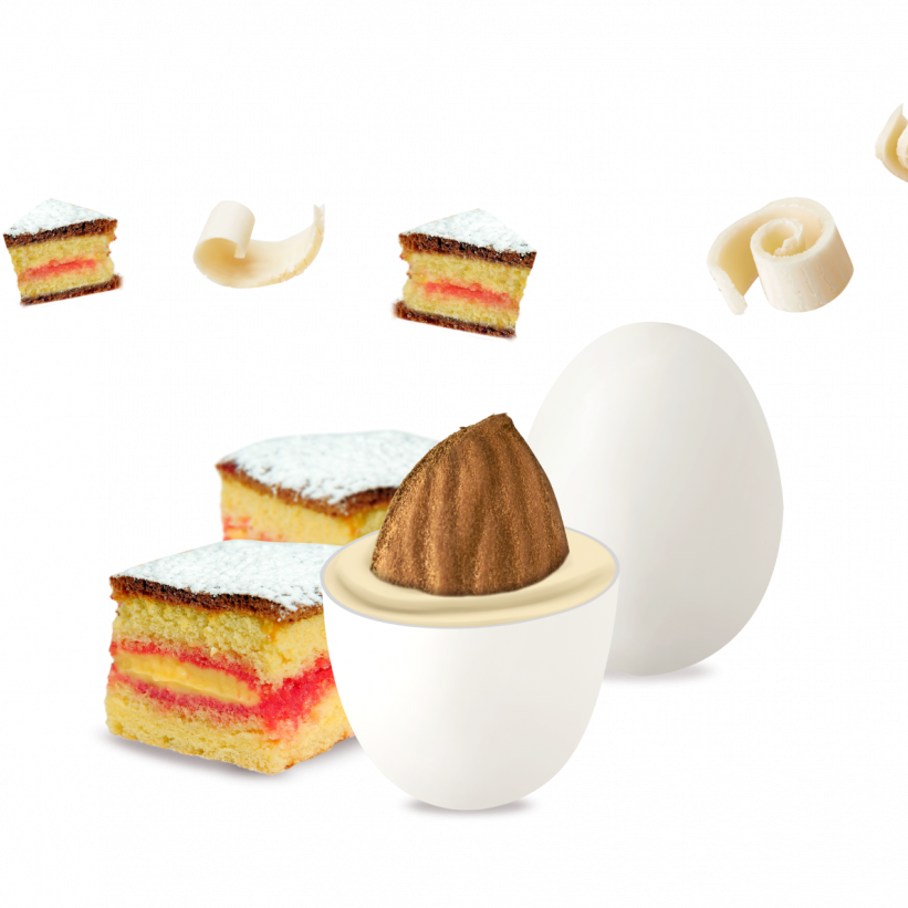 Confetti con mandorla confezione 1 kg gusto ZUPPA INGLESE per confettata QUALITA' TOP - Dolci pensieri gift