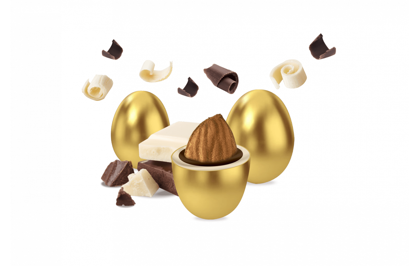 Confetti con mandorla confezione 1 kg nozze oro colore oro per confettata QUALITA' TOP - Dolci pensieri gift