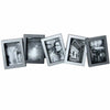 Cornice Multipla 5 Foto porta foto in metallo 34x11 cm - Dolci pensieri gift