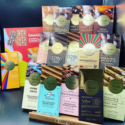 CREA IL TUO Mix Tavolette cioccolato Lindt, Caffarel, Venchi 800gr gusti assortiti - Dolci pensieri gift