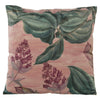 Cuscino con foglie tropicali colore rosa verde 45 x 45 cm - Dolci pensieri gift