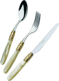 D&D - Domus and Design CD24VTGS/CH Set Posate, Acciaio 18/10 / Metcrilato, Champagne Perlato - Dolci pensieri gift