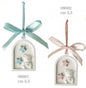 Decorazione appendibile orsetto rosa e azzurro bomboniera battesimo comunione 5,5 cm - Dolci pensieri gift