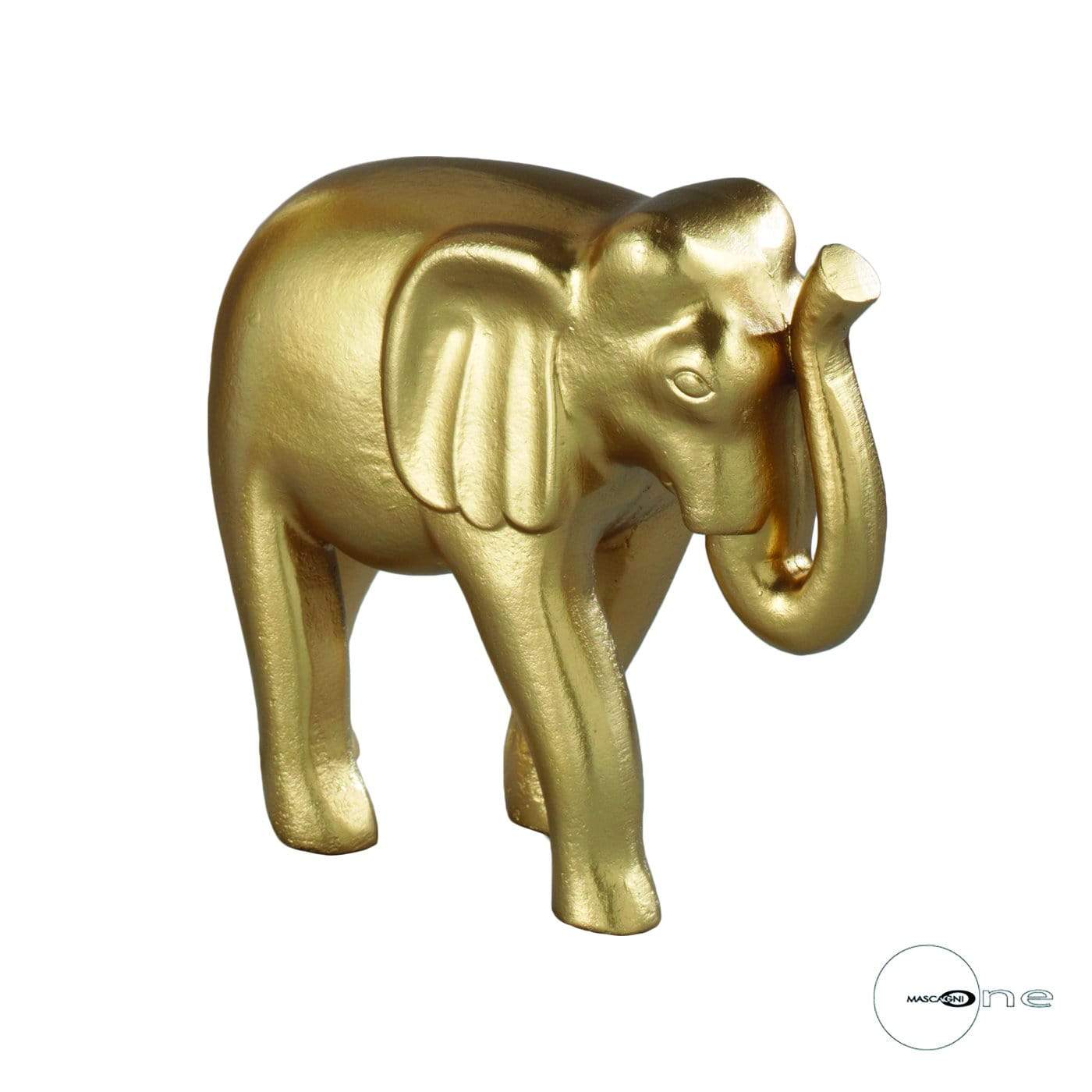 ML-Design Statuetta Decorativa a Forma di Elefante Marrone 36x19x39 cm  Stile Orientale Resistente alle Intemperie