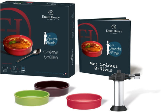 Emile Henry Cofanetto Creme Brulee con terrine e bruciatore - Dolci pensieri gift
