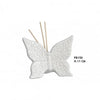 Farfalla in ceramica con bastoncini profumatore d&#39;ambiente diffusore bomboniera - Dolci pensieri gift