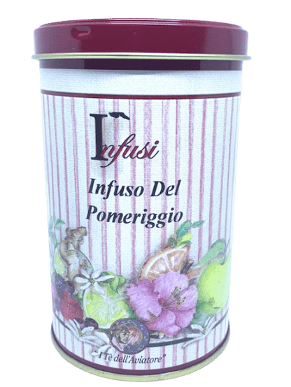 Infuso del Pomeriggio te infusi tisane con scorza d'arancia rosa canina 100 gr aviatore - Dolci pensieri gift