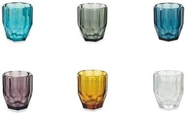 Innsbruck Set 6 Bicchieri Multiuso, Vetro Colorati 6 colori - Dolci pensieri gift