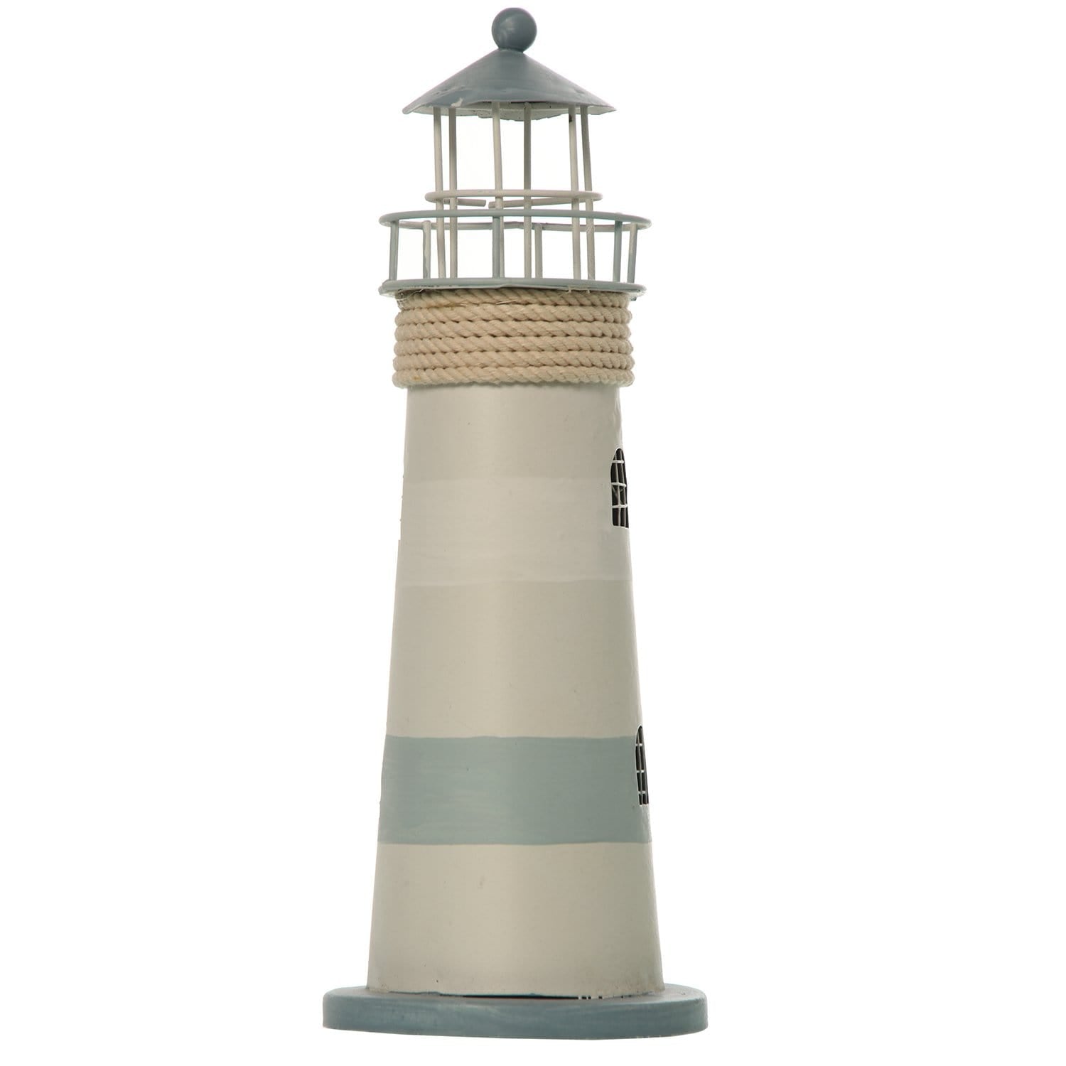 ISCHIA faro in metallo decorazione casa mare 26 cm - Dolci pensieri gift