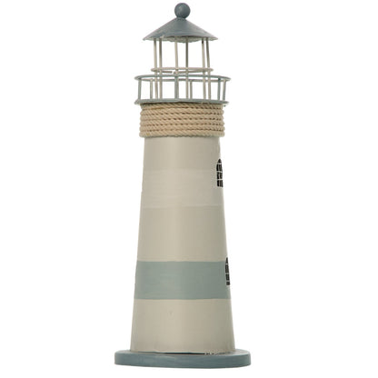 ISCHIA faro in metallo decorazione casa mare 26 cm - Dolci pensieri gift