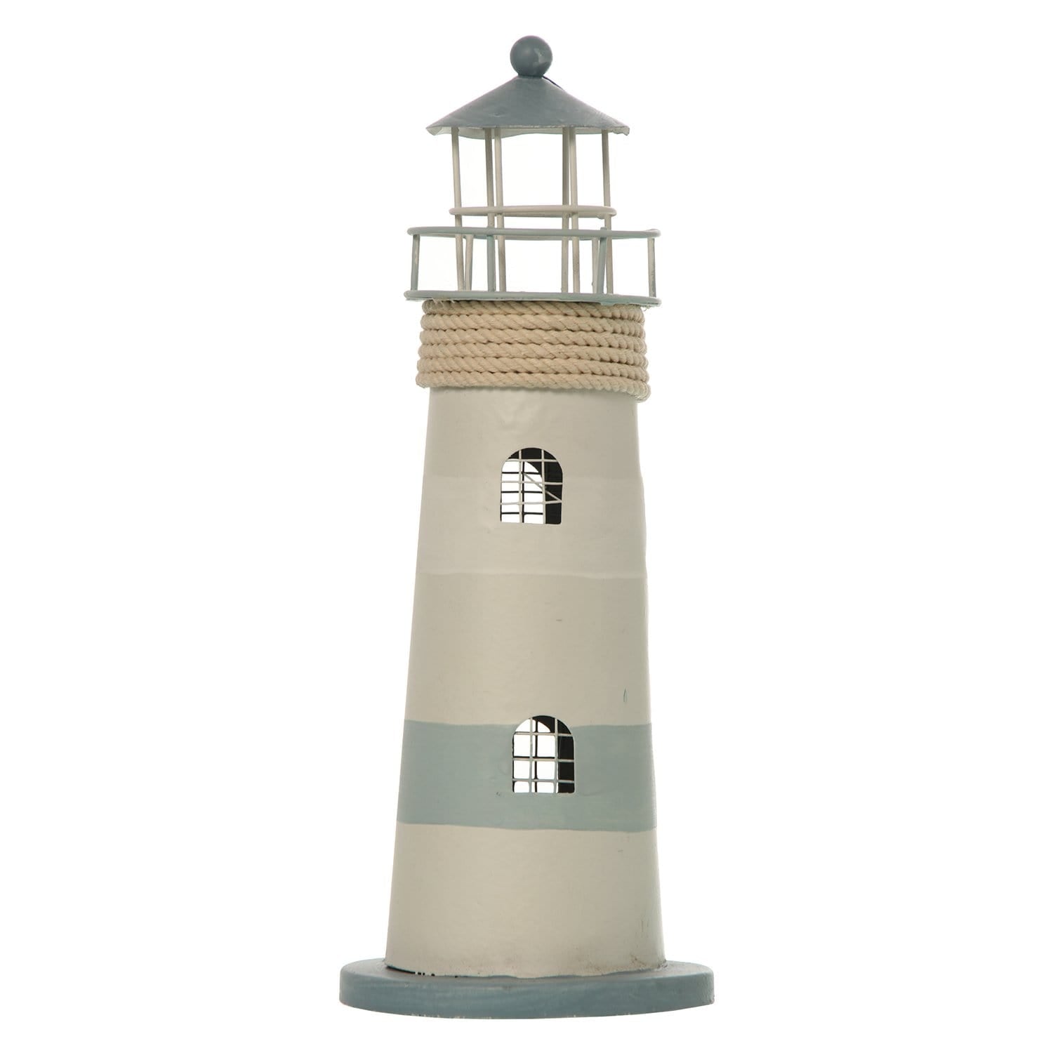 ISCHIA faro in metallo decorazione casa mare 26 cm - Dolci pensieri gift