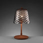 Lampada da Tavolo Rose gold con paralume in vetro design SALONE DEL MOBILE - Dolci pensieri gift