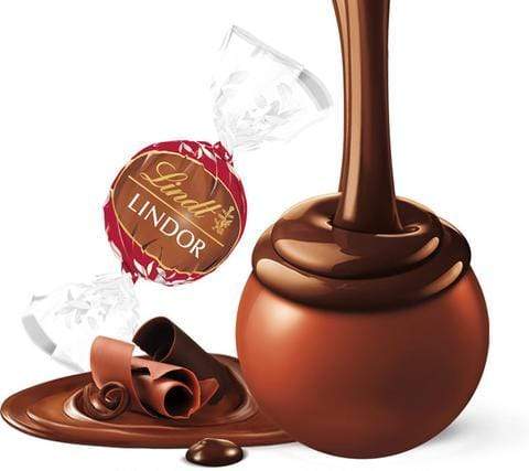 Lindt Lindor Double chocolate doppio cioccolato CONFEZIONE mix 100 g - Dolci pensieri gift