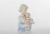 Mamma con bambina bomboniera battesimo porcellana bomboniere nascita - Dolci pensieri gift