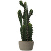 MESSICO Cactus Artificiale con vaso in ceramica 50 cm decorazione casa - Dolci pensieri gift