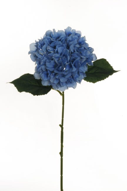 Ortensia artificiale in tessuto blu fiore 71 cm - Dolci pensieri gift