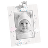 Portafoto bambino in Legno bimbo con Orsetto azzurro blu 13 x 18 cm - Dolci pensieri gift