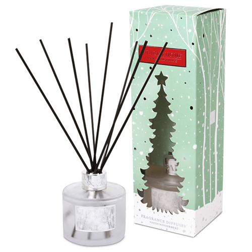 Profumatore d'ambiente natalizio diffusore con bastoncini 150g christmas wonderland - Dolci pensieri gift