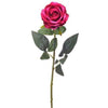 Rosa Artificiale fiore bocciolo rosa antico con ramo 76 cm - Dolci pensieri gift