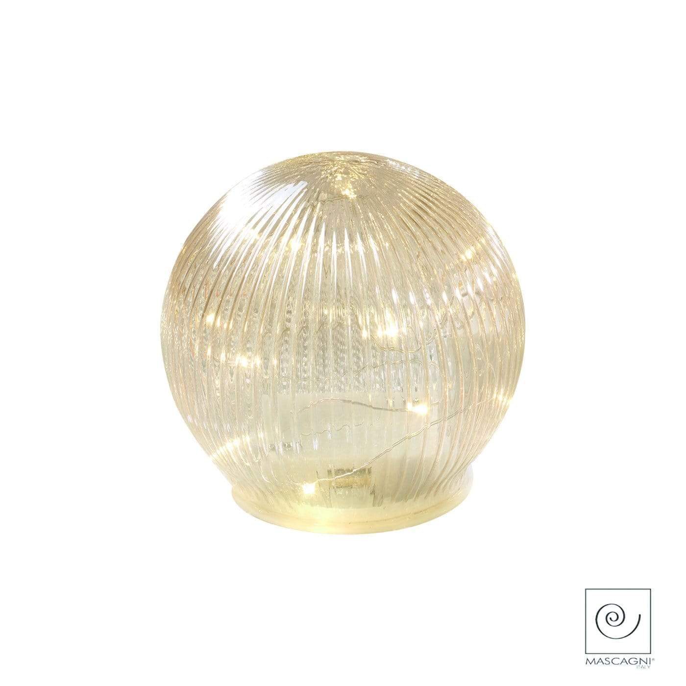 Sfera led palla led diametro 12 cm con luci natalizie decorazione - Dolci pensieri gift