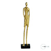 Statuetta donna soprammobile scultura donna colore oro 48 cm - Dolci pensieri gift