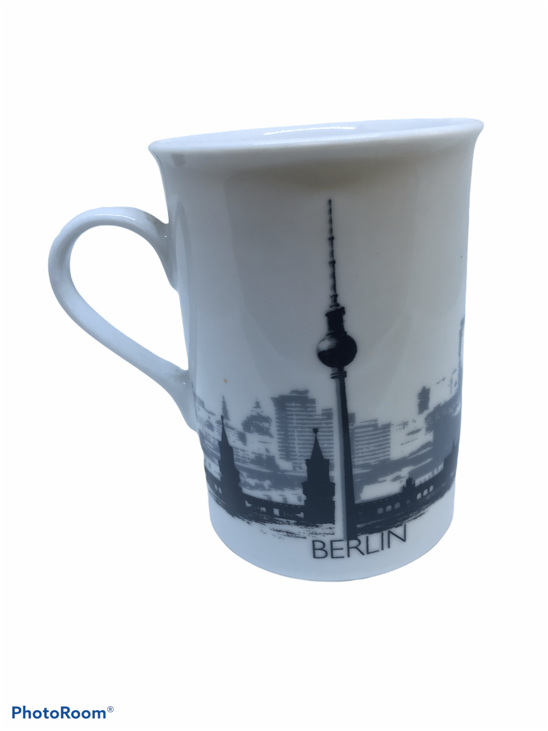 Tazza da colazione in ceramica decoro paesaggio Berlino - Dolci pensieri gift
