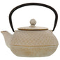 Teiera Giapponese in ghisa colore bianco origami 800 cl per tè e tisane - Dolci pensieri gift