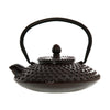 Teiera Giapponese in ghisa colore marrone lucido bassa 500 cl per tè e tisane ed infusi - Dolci pensieri gift