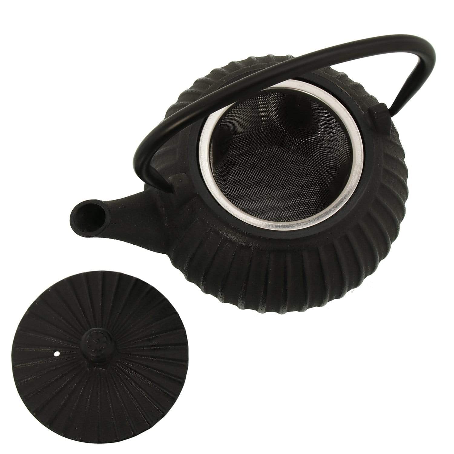 Teiera Giapponese in ghisa colore nero 500 cl per tè e tisane - Dolci pensieri gift