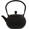 Teiera Giapponese in ghisa colore nero linee 1200 cl per tè e tisane - Dolci pensieri gift