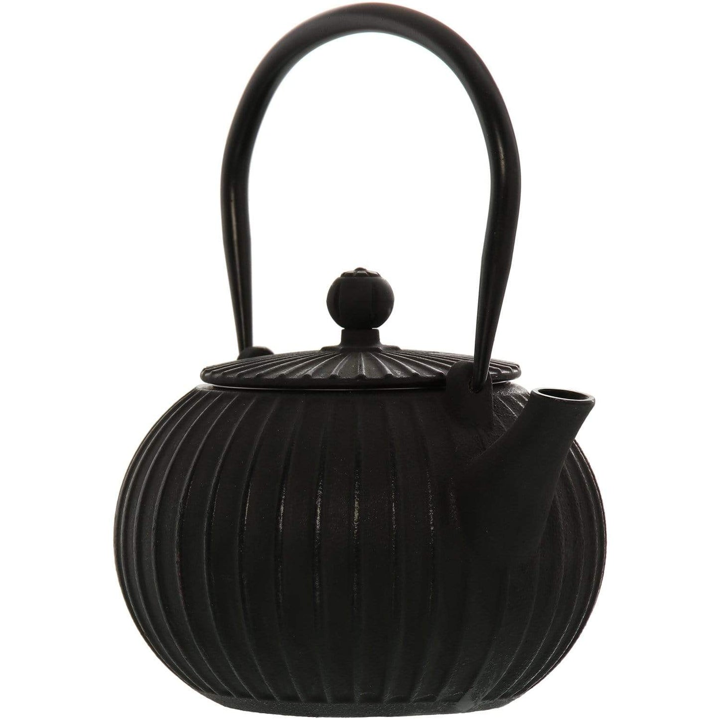 Teiera Giapponese in ghisa colore nero linee 1200 cl per tè e tisane - Dolci pensieri gift