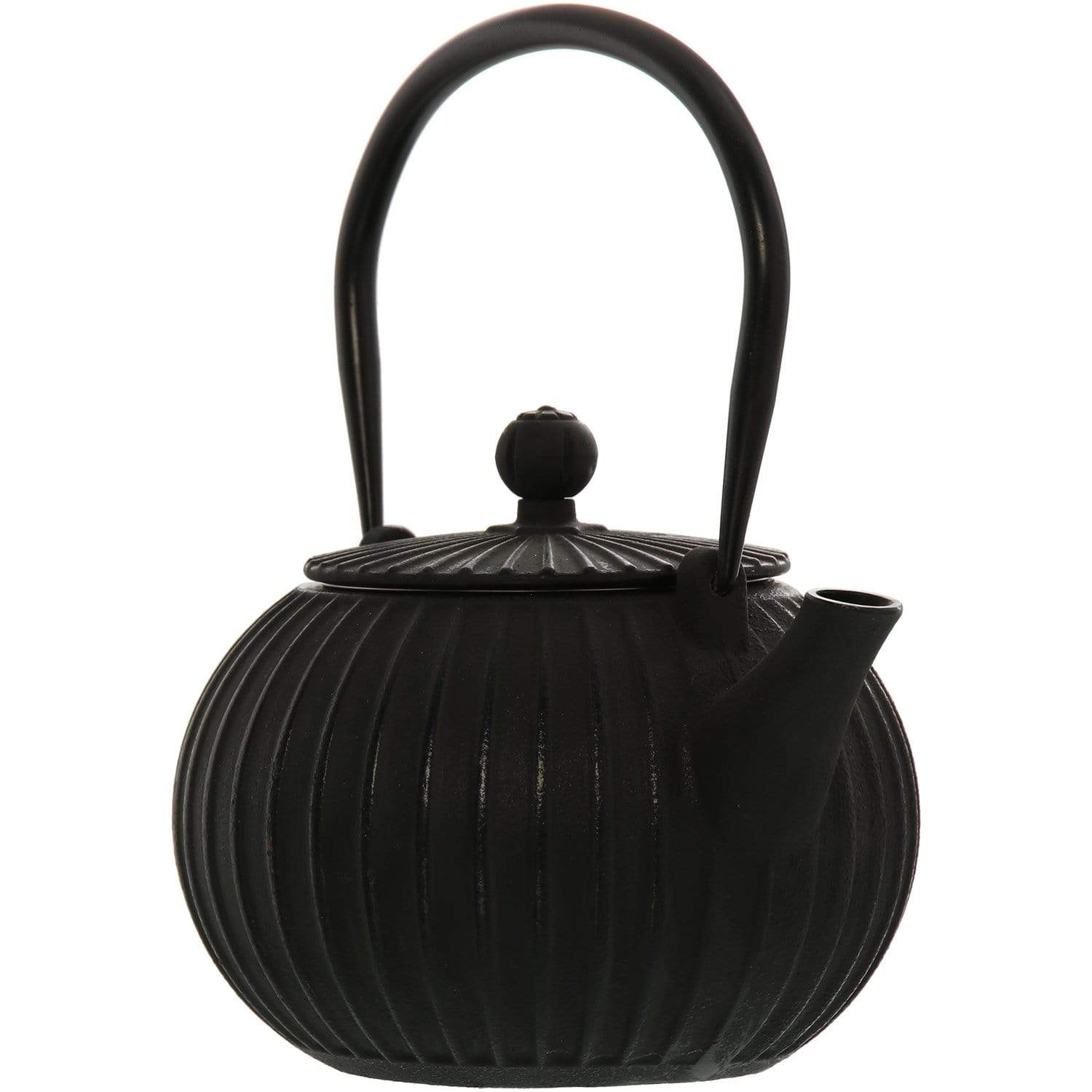 Teiera Giapponese in ghisa colore nero linee 1200 cl per tè e tisane - Dolci pensieri gift