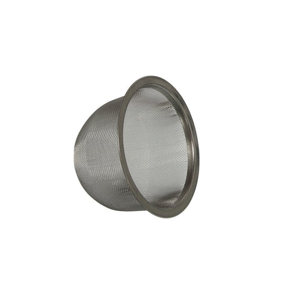 Teiera in ceramica con filtro e manico in legno di bambù 350 ml con decorazioni nere - Dolci pensieri gift