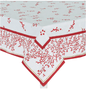 Tovaglia natalizia 6 posti con decorazione pungitopo bacche 140 x 180 cm fantasia natale - Dolci pensieri gift