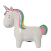 Unicorno con criniera arcobaleno in ceramica decorazione cameretta - Dolci pensieri gift