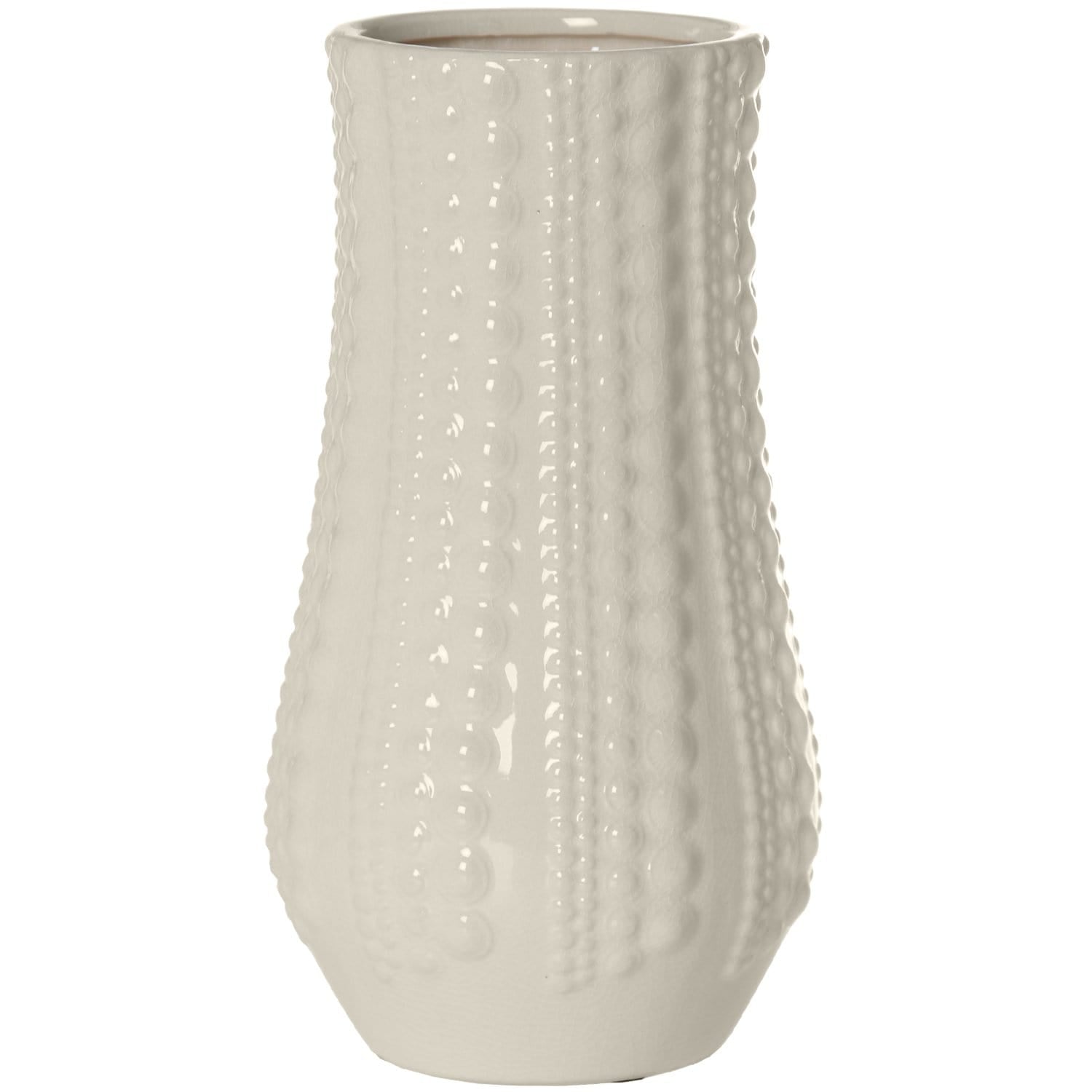 Vaso|Ceramica bianca|Fyldeahomedecor