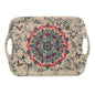 Vassoio in Bambù con decorazione fiori mandala 42x29 cm - Dolci pensieri gift