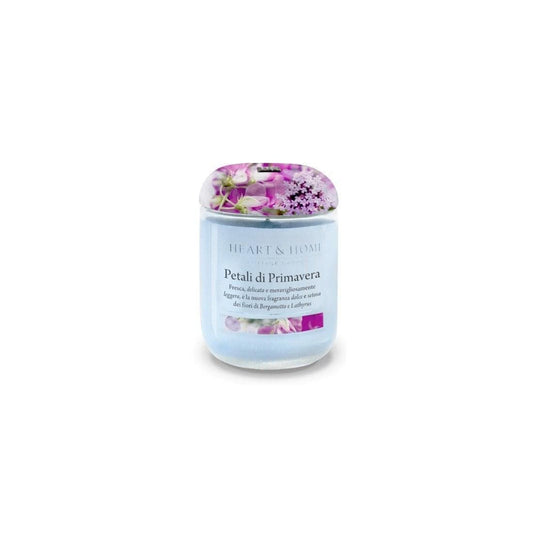 Candela Heart and Home PETALI DI PRIMAVERA in cera di soia 340gr - Dolci pensieri gift