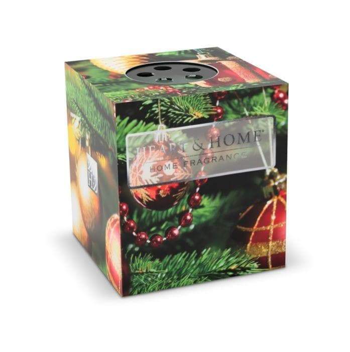 Candela profumata piccola 53g frangranza albero di natale christmas three - Dolci pensieri gift
