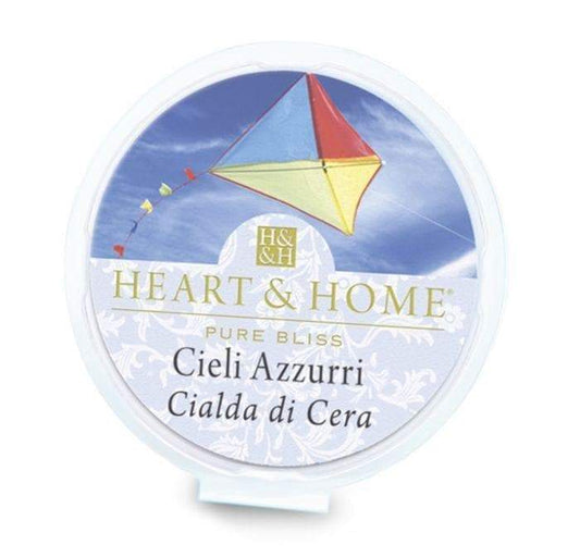 Cialda profumata in cera di soia 26g per bruciatore frangranza Cieli Azzurri - Dolci pensieri gift