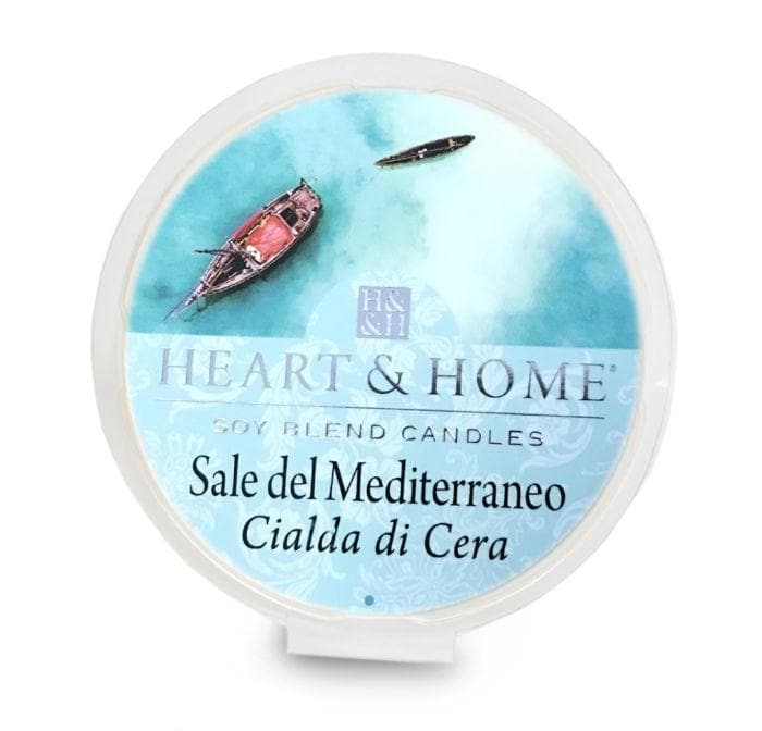 Cialda profumata in cera di soia 26g per bruciatore frangranza Sale del mediterraneo - Dolci pensieri gift