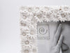 Cornice bianca margherite resina 10x15 - Dolci pensieri gift