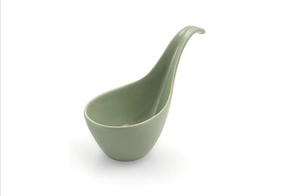 Cucchiaio per aperitivi finger food in ceramica 6 pezzi assortiti - Dolci pensieri gift