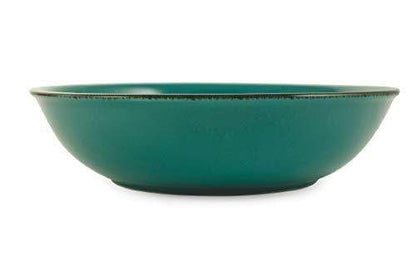 Insalatiera in gres colore azzurro turchese tiffany 28 cm ciotola per insalata - Dolci pensieri gift